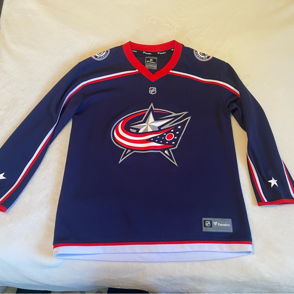 Fanatics Columbus Blue Jackets Kids Hockey Jersey